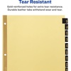 image:imageAvery PrePrinted Dividers JanDec Tab Black Leather 3 SetsPack of 4