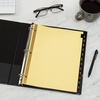 image:imageAvery PrePrinted Dividers JanDec Tab Black Leather 3 SetsPack of 4