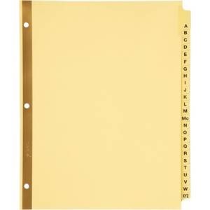 image:imageAvery PrePrinted Dividers AZ Tab Buff 1 Set25Tab